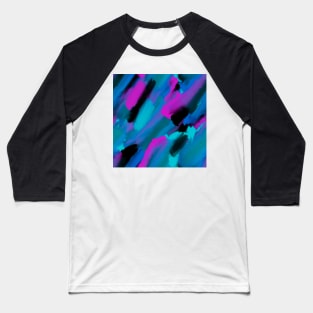 Colored Watercolor Texture Background Pattern Seamless Baseball T-Shirt